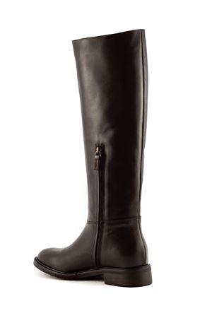 Stivale alto in pelle testa di moro JULIE DEE | MW526MORO